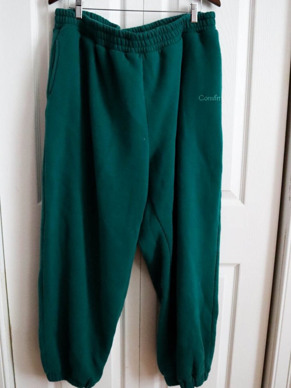 Cmfrt Hoodie Sweatshirt & Sweatpants Signature Fit Teal Sz 3x Unisex Relaxed Fit - Picture 6 of 9